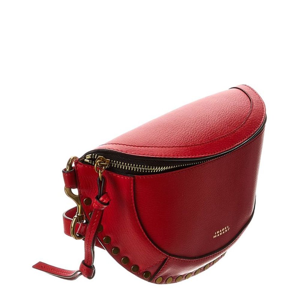 Isabel Marant Skano Leather Belt Bag, Red - Picture 3 of 4